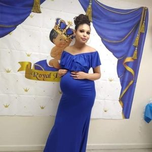 Royal blue bb shower dress